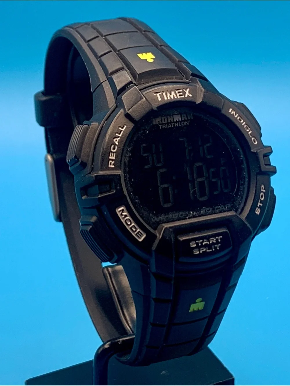 TIMEX IRONMAN TRIATHLON Men’s 2022 Digital Wristwatch Indiglo Works New Battery